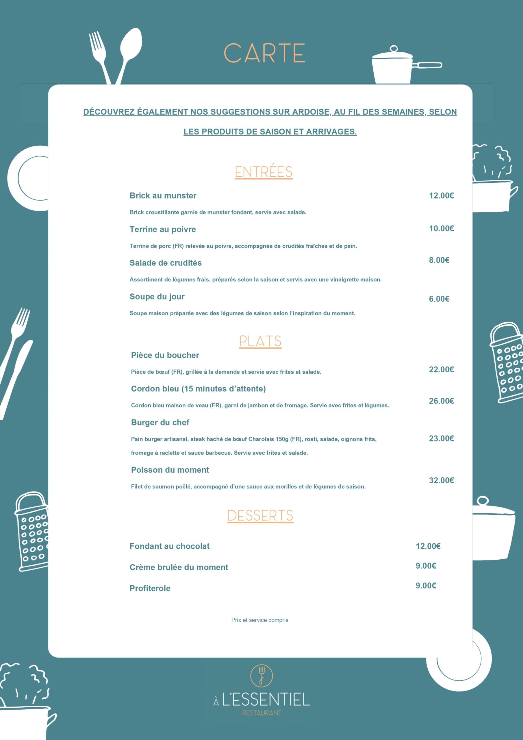 Menu 03/2026 partie 1